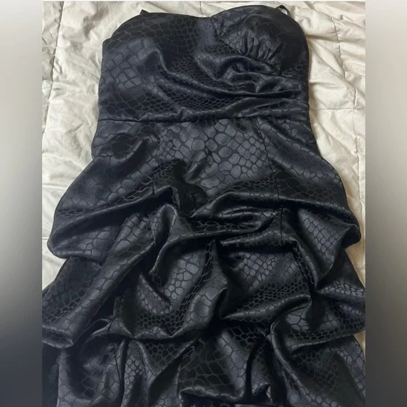 other | Dresses | Asymmetrical Black Gothic Dress Cute Prom Or Homecoming  Dress 20s Era | Poshmark